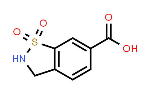 CAS No. 2503208-37-3, 2,3-Dihydrobenzo[d]isothiazole-6-carboxylic acid 1,1-dioxide