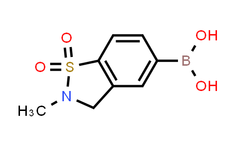CAS No. 1260433-37-1, (2-甲基-1,1-二氧化-2,3-二氢苯并[d]异噻唑-5-基)硼酸