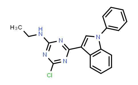 500587-39-3 | 4-Chloro-N-ethyl-6-(1-phenyl-1H-indol-3-yl)-1,3,5-triazin-2-amine