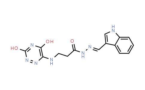 307508-66-3 | (E) -N'-((1H-吲哚-3-基)亚甲基)-3-((3,5-二羟基-1,2,4-三嗪-6-基)氨基)丙酰肼