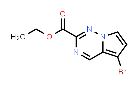 2092311-43-6 | Ethyl 5-bromopyrrolo[2,1-f][1,2,4]triazine-2-carboxylate