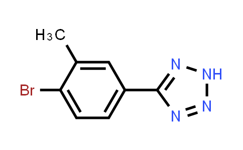 885278-34-2 | 5-(4-Bromo-3-methyl-phenyl)-2H-tetrazole