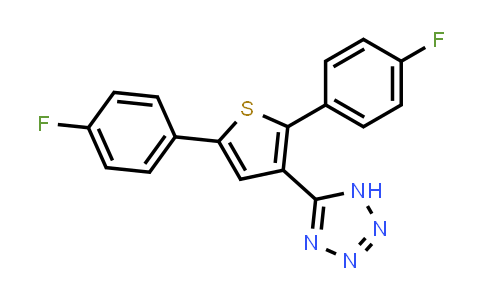 908849-28-5 | 5-(2,5-Bis(4-fluorophenyl)thiophen-3-yl)-1H-tetrazole