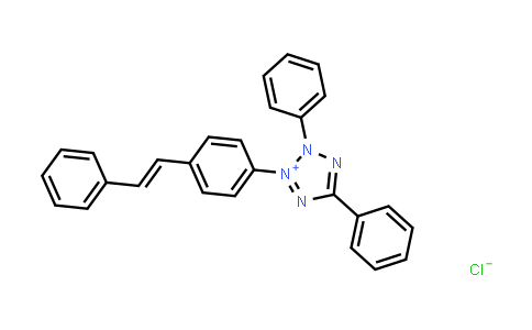 MC831678 | 24387-36-8 | (E)-2,5-diphenyl-3-(4-styrylphenyl)-2H-tetrazol-3-ium chloride