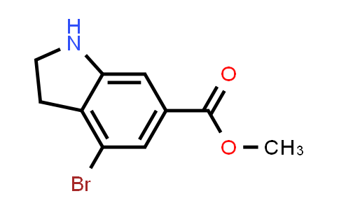 CAS No. 2067333-71-3, Methyl 4-bromoindoline-6-carboxylate