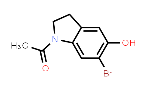 CAS No. 42443-15-2, 1-(6-Bromo-5-hydroxyindolin-1-yl)ethanone