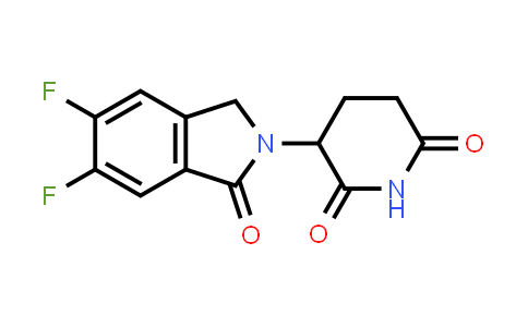 DY831759 | 2438241-40-6 | 3-(5,6-Difluoro-1-oxoisoindolin-2-yl)piperidine-2,6-dione