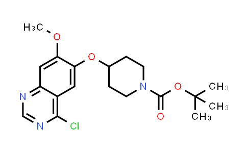 612501-45-8 | 4-[(4-氯-7-甲氧基喹唑啉-6-基)氧基]哌啶-1-羧酸叔丁酯