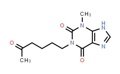 MC831880 | 38975-46-1 | 3-甲基-1-(5-氧代己基)-3,9-二氢-1H-嘌呤-2,6-二酮（己酮可可碱杂质）