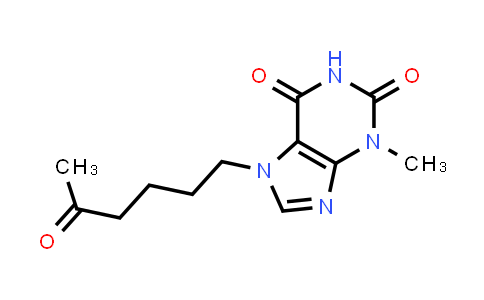 55242-67-6 | 3-Methyl-7-(5-oxohexyl)-3,7-dihydro-1H-purine-2,6-dione (Pentoxifylline impurity)