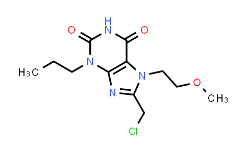 853724-00-2 | 8-(Chloromethyl)-7-(2-methoxyethyl)-3-propyl-2,3,6,7-tetrahydro-1h-purine-2,6-dione