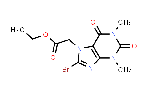 52943-73-4 | 2-(8-溴-1,3-二甲基-2,6-二氧-1,2,3,6-四氢-7H-嘌呤-7-基)乙酸乙酯