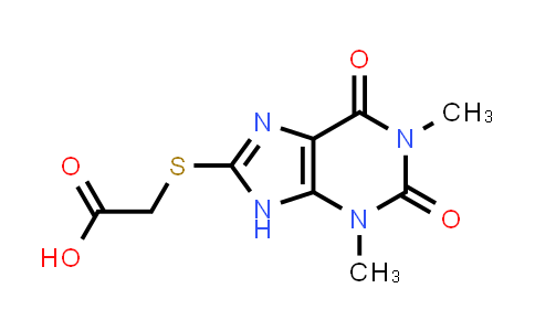 MC831913 | 82331-12-2 | 2-[(1,3-dimethyl-2,6-dioxo-2,3,6,9-tetrahydro-1h-purin-8-yl)sulfanyl]acetic acid