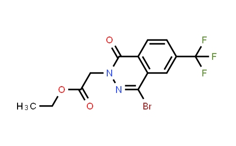 2750149-55-2 | Ethyl 2-(4-bromo-1-oxo-6-(trifluoromethyl)phthalazin-2(1H)-yl)acetate