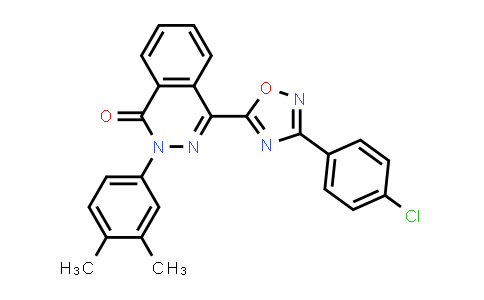 MC832006 | 478045-68-0 | 4-(3-(4-Chlorophenyl)-1,2,4-oxadiazol-5-yl)-2-(3,4-dimethylphenyl)phthalazin-1(2H)-one