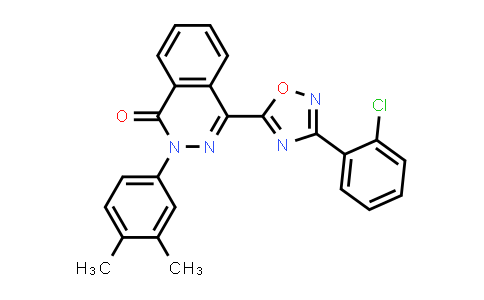 478045-66-8 | 4-(3-(2-Chlorophenyl)-1,2,4-oxadiazol-5-yl)-2-(3,4-dimethylphenyl)phthalazin-1(2H)-one