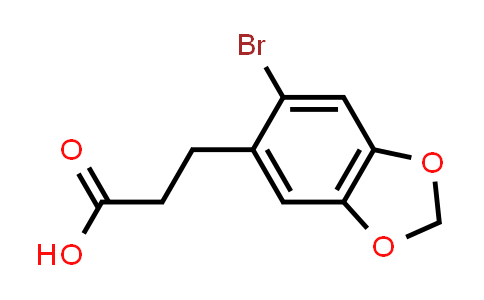 56920-74-2 | 3-(6-Bromobenzo[d][1,3]dioxol-5-yl)propanoic acid