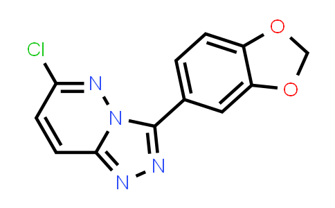 448190-45-2 | 3-(苯并[d][1,3]二氧戊环-5-基)-6-氯-[1,2,4]三唑并[4,3-b]哒嗪