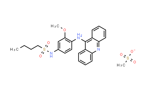 59988-05-5 | N-(4-(butylsulfonamido)-2-methoxyphenyl)acridin-9-aminium methanesulfonate