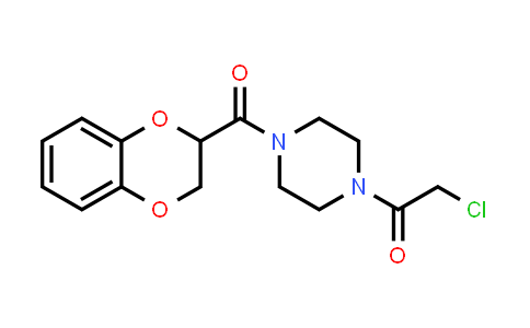 857041-80-6 | 2-Chloro-1-[4-(2,3-dihydro-1,4-benzodioxine-2-carbonyl)piperazin-1-yl]ethan-1-one