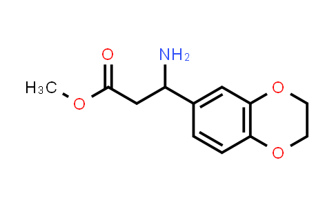 MC832229 | 618109-34-5 | Methyl 3-amino-3-(2,3-dihydrobenzo[b][1,4]dioxin-6-yl)propanoate