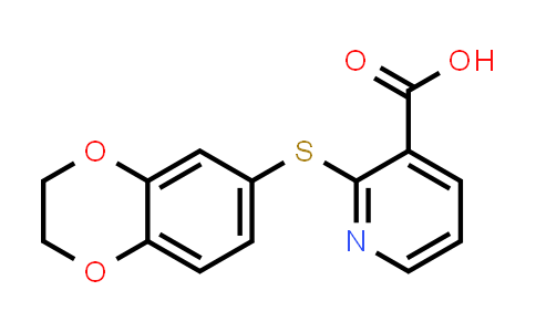 MC832258 | 870693-02-0 | 2-(2,3-Dihydro-1,4-benzodioxin-6-ylsulfanyl)pyridine-3-carboxylic acid