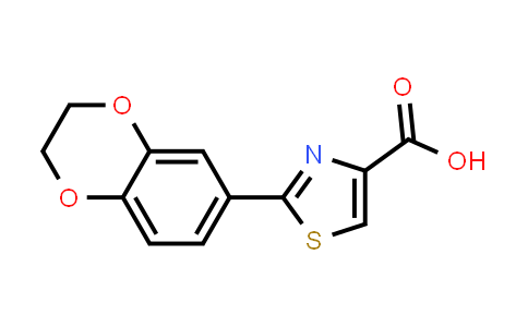 938363-46-3 | 2-(2,3-二氢-1,4-苯并二噁英-6-基)-1,3-噻唑-4-羧酸