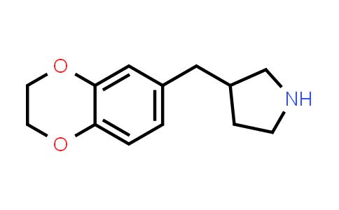 CAS No. 1337021-09-6, 3-((2,3-Dihydrobenzo[b][1,4]dioxin-6-yl)methyl)pyrrolidine