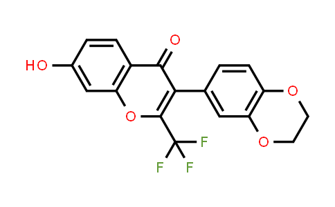 170511-53-2 | 3-(2,3-Dihydrobenzo[b][1,4]dioxin-6-yl)-7-hydroxy-2-(trifluoromethyl)-4h-chromen-4-one