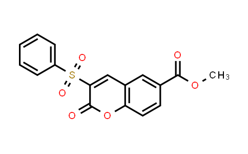 MC832355 | 895645-53-1 | Methyl 2-oxo-3-(phenylsulfonyl)-2H-chromene-6-carboxylate