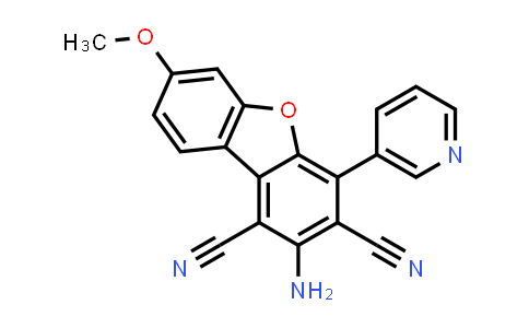 328286-70-0 | 2-Amino-7-methoxy-4-(pyridin-3-yl)dibenzo[b,d]furan-1,3-dicarbonitrile