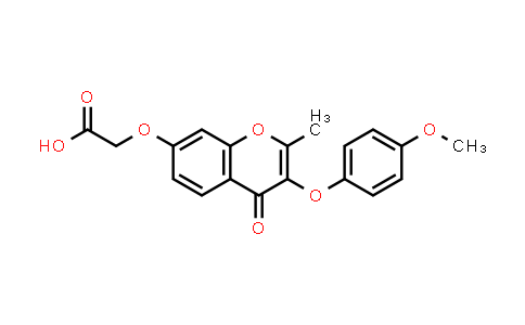 929339-37-7 | 2-((3-(4-Methoxyphenoxy)-2-methyl-4-oxo-4h-chromen-7-yl)oxy)acetic acid