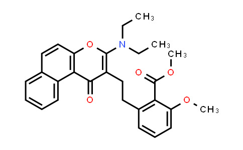 365542-83-2 | Methyl 2-(2-(3-(diethylamino)-1-oxo-1H-benzo[f]chromen-2-yl)ethyl)-6-methoxybenzoate