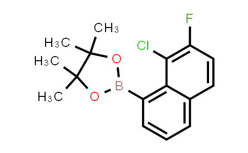 2454397-77-2 | 2-(8-Chloro-7-fluoronaphthalen-1-yl)-4,4,5,5-tetramethyl-1,3,2-dioxaborolane