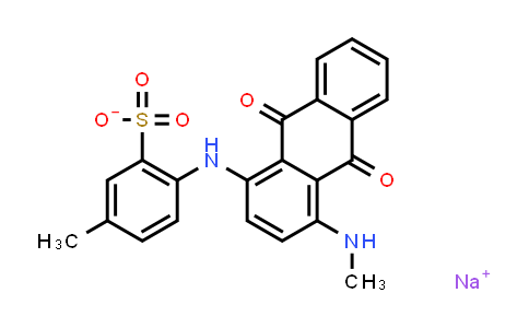 6408-51-1 | Sodium 5-methyl-2-((4-(methylamino)-9,10-dioxo-9,10-dihydroanthracen-1-yl)amino)benzenesulfonate