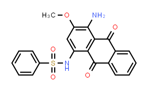 MC832752 | 69563-51-5 | N-(4-amino-3-methoxy-9,10-dioxo-9,10-dihydroanthracen-1-yl)benzenesulfonamide