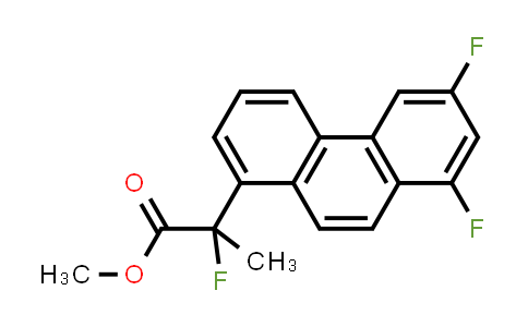 843614-89-1 | Methyl 2-(6,8-difluorophenanthren-1-yl)-2-fluoropropanoate