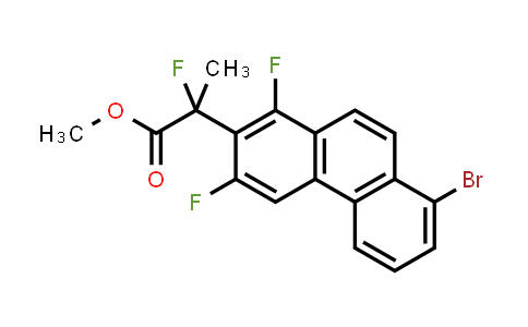 843614-92-6 | Methyl 2-(8-bromo-1,3-difluorophenanthren-2-yl)-2-fluoropropanoate