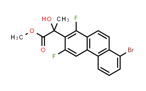 843614-83-5 | Methyl 2-(8-bromo-1,3-difluorophenanthren-2-yl)-2-hydroxypropanoate