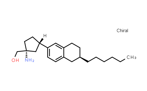 MC832940 | 1622180-31-7 | ((1R,3S)-1-氨基-3-((R)-6-己基-5,6,7,8-四氢萘-2-基)环戊基)甲醇