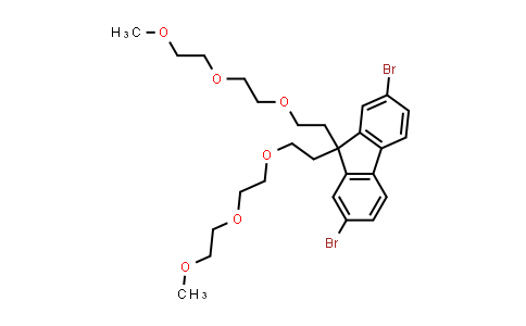 MC832970 | 439942-93-5 | 2,7-二溴-9,9-双[2-[2-(2-甲氧基乙氧基)乙氧基]乙基]-9H-芴