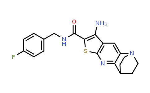 728886-16-6 | 8-Amino-N-(4-fluorobenzyl)-3,4-dihydro-2H-1,4-ethanothieno[2,3-b][1,5]naphthyridine-7-carboxamide