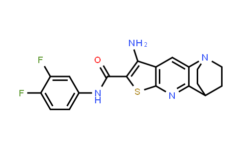 DY833168 | 728003-23-4 | 8-Amino-N-(3,4-difluorophenyl)-3,4-dihydro-2H-1,4-ethanothieno[2,3-b][1,5]naphthyridine-7-carboxamide