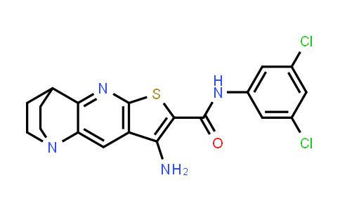 728888-51-5 | 8-Amino-N-(3,5-dichlorophenyl)-3,4-dihydro-2H-1,4-ethanothieno[2,3-b][1,5]naphthyridine-7-carboxamide