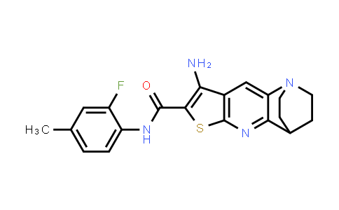 MC833172 | 902011-80-7 | 8-Amino-N-(2-fluoro-4-methylphenyl)-3,4-dihydro-2H-1,4-ethanothieno[2,3-b][1,5]naphthyridine-7-carboxamide
