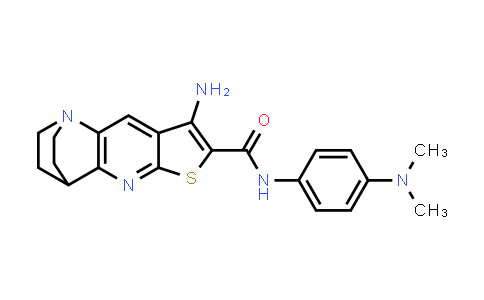 889955-92-4 | 8-氨基-N-(4-(二甲氨基)苯基)-3,4-二氢-2H-1,4-乙噻吩并[2,3-b][1,5]萘啶-7-甲酰胺