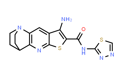 889949-64-8 | 8-Amino-N-(1,3,4-thiadiazol-2-yl)-3,4-dihydro-2H-1,4-ethanothieno[2,3-b][1,5]naphthyridine-7-carboxamide