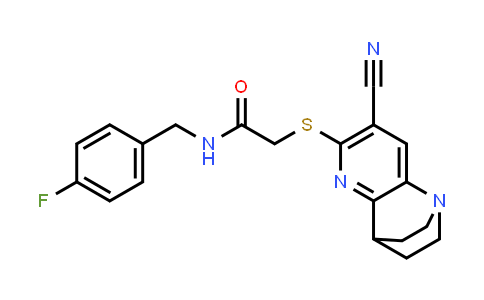 MC833189 | 728888-45-7 | 2-((7-Cyano-3,4-dihydro-2H-1,4-ethano-1,5-naphthyridin-6-yl)thio)-N-(4-fluorobenzyl)acetamide