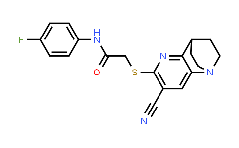 727679-31-4 | 2-((7-Cyano-3,4-dihydro-2H-1,4-ethano-1,5-naphthyridin-6-yl)thio)-N-(4-fluorophenyl)acetamide
