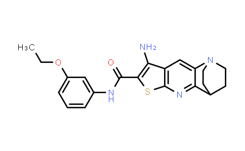 923552-64-1 | 8-Amino-N-(3-ethoxyphenyl)-3,4-dihydro-2H-1,4-ethanothieno[2,3-b][1,5]naphthyridine-7-carboxamide